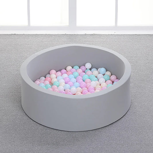 Angku Ball Pit with Thickened Cotton for Toddlers 1-3 Playpen Ball Pool for Indoor and Outdoor Game Toy(Include 200 Ocean Balls）